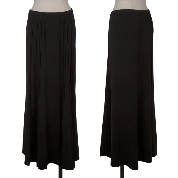 Jean Paul GAULTIER FEMME Poly Blend Flare Skirt Black 40 K-162498_001