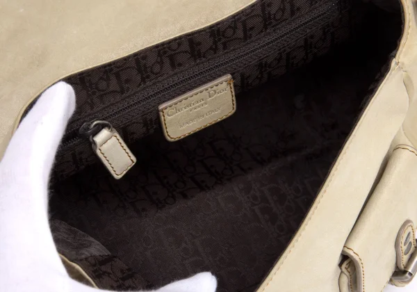 Christian Dior Gaucho Leather Shoulder Bag K-162503_016