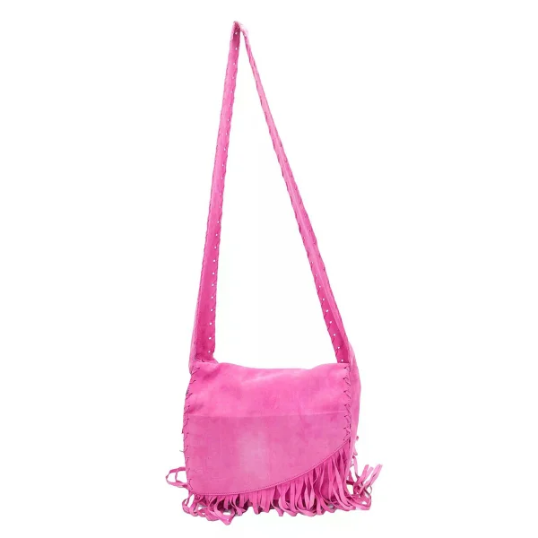 Vivienne Westwood Fringe Suede Shoulder Bag K-162506_009