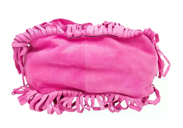 Vivienne Westwood Fringe Suede Shoulder Bag K-162506_010