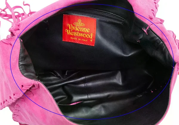 Vivienne Westwood Fringe Suede Shoulder Bag K-162506_016