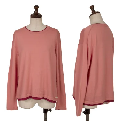 NON NO Layered Knit Sweater