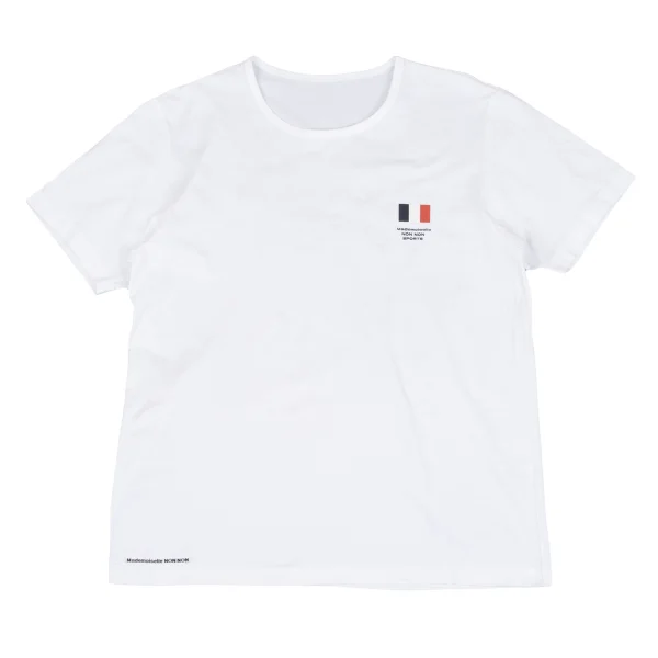 Mademoiselle NON NON SPORTS Logo Printed T Shirt White XS-S K-162514_001