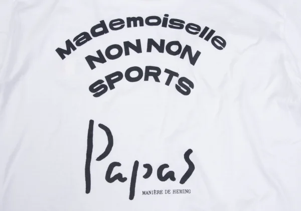 Mademoiselle NON NON SPORTS Logo Printed T Shirt K-162514_012