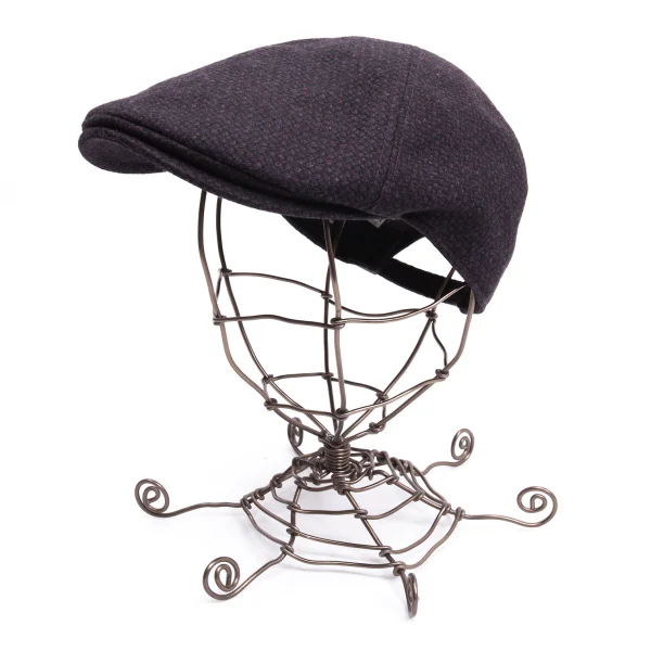 Papas+ Wool Newsboy Cap Bordeaux,Black  K-162519_001