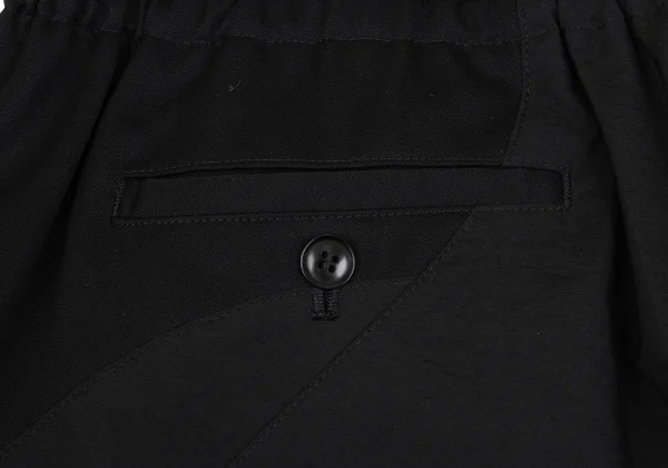 Y's.... Patchwork Hem Gather Pants K-162520_012