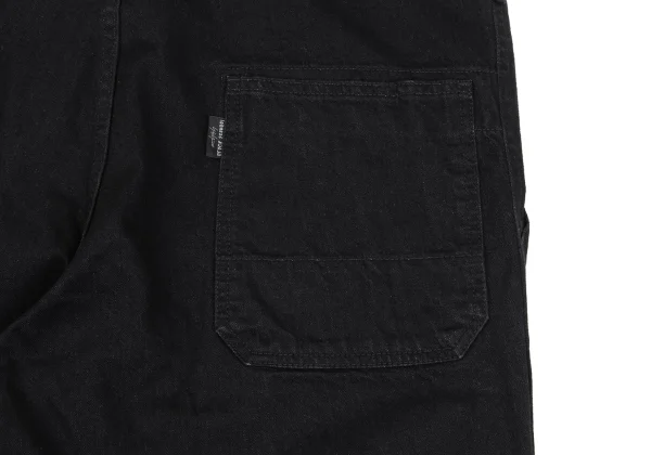 BLACK Scandal Yohji Yamamoto Hem Zip Baker Denim Pants K-162521_012