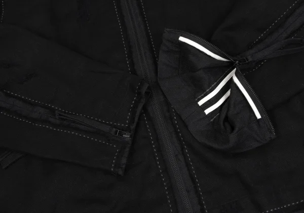 Professor. E Linen Cotton Pasted Clash Blouson K-162522_006