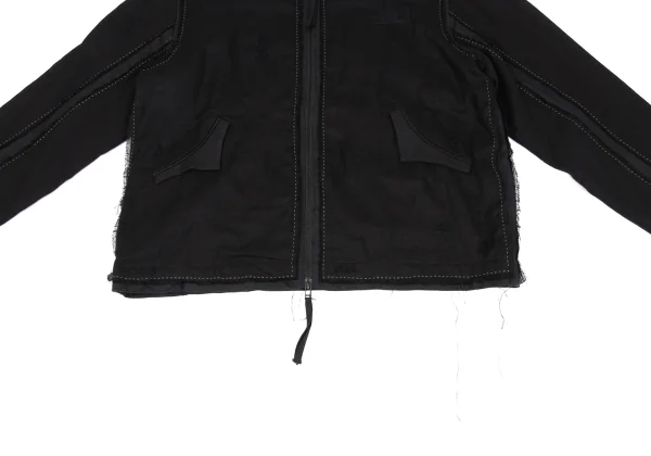 Professor. E Linen Cotton Pasted Clash Blouson K-162522_007