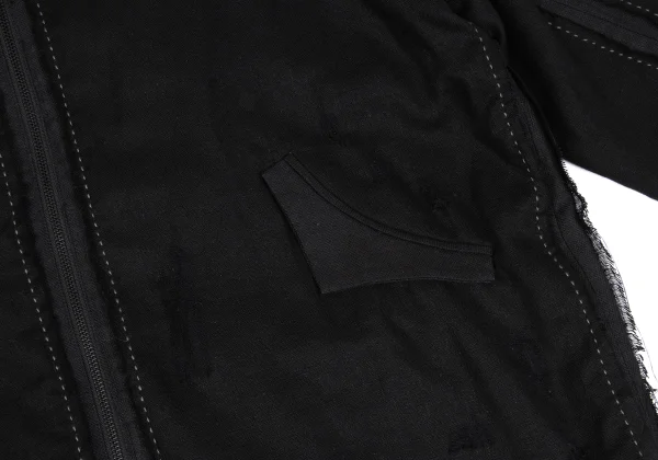 Professor. E Linen Cotton Pasted Clash Blouson K-162522_008