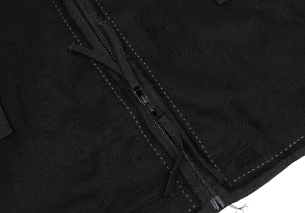 Professor. E Linen Cotton Pasted Clash Blouson K-162522_010