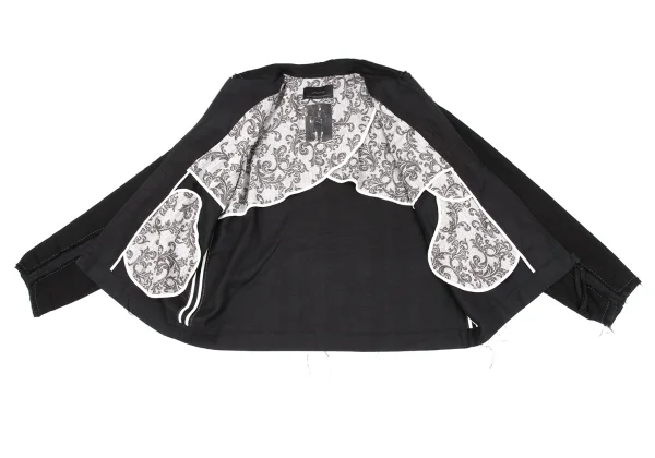Professor. E Linen Cotton Pasted Clash Blouson K-162522_011