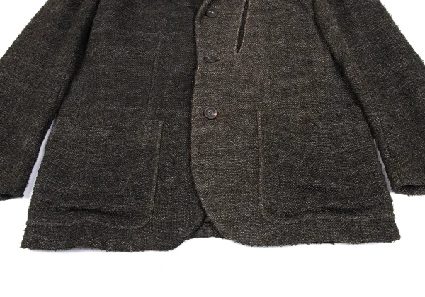 ZIGGY CHEN Pocket Design Heavy Linen Jacket K-162523_010