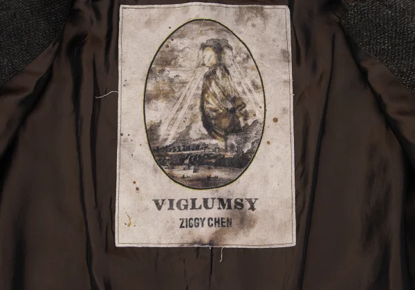 ZIGGY CHEN Pocket Design Heavy Linen Jacket K-162523_013