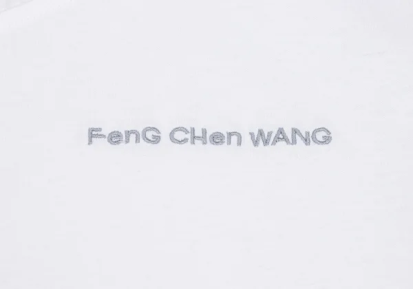 FENG CHEN WANG Logo Embroidery Seam Stitch T Shirt K-162527_005