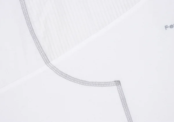 FENG CHEN WANG Logo Embroidery Seam Stitch T Shirt K-162527_006