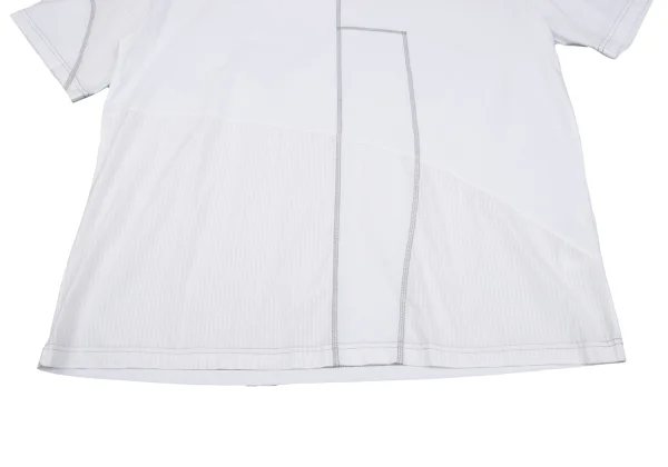 FENG CHEN WANG Logo Embroidery Seam Stitch T Shirt K-162527_008