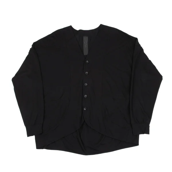 The Viridi-anne Cotton Silk Cardigan Black 5 K-162529_001