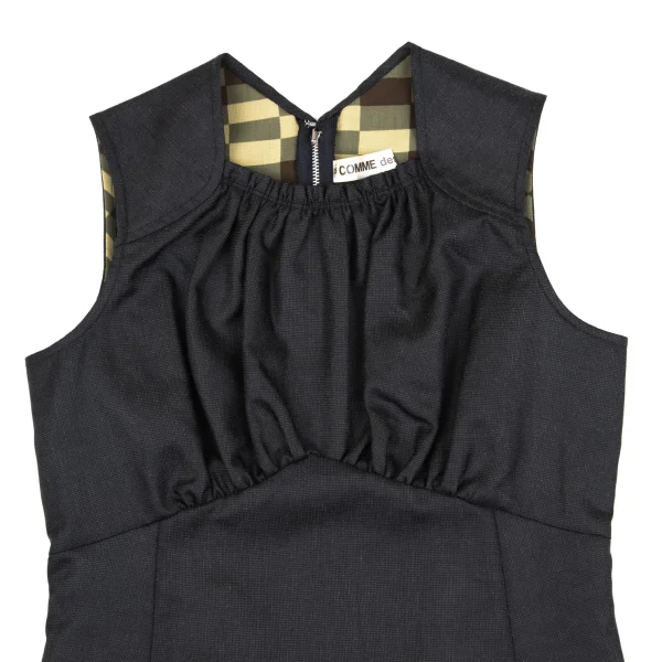 COMME des GARCONS Reversible Camouflage Lining Zip Sleeveless Top  K-162531_004