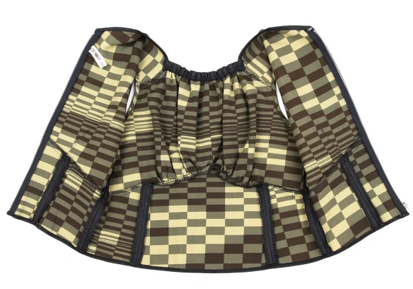 COMME des GARCONS Reversible Camouflage Lining Zip Sleeveless Top  K-162531_011