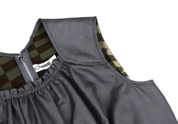 COMME des GARCONS Reversible Camouflage Lining Zip Sleeveless Top K-162532_007
