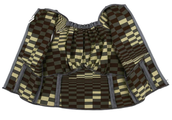 COMME des GARCONS Reversible Camouflage Lining Zip Sleeveless Top K-162532_011