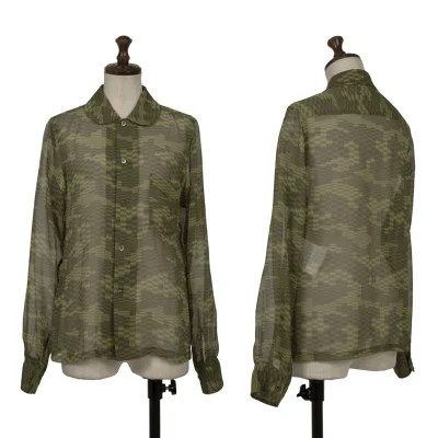 COMME des GARCONS Camouflage See-through Shirt