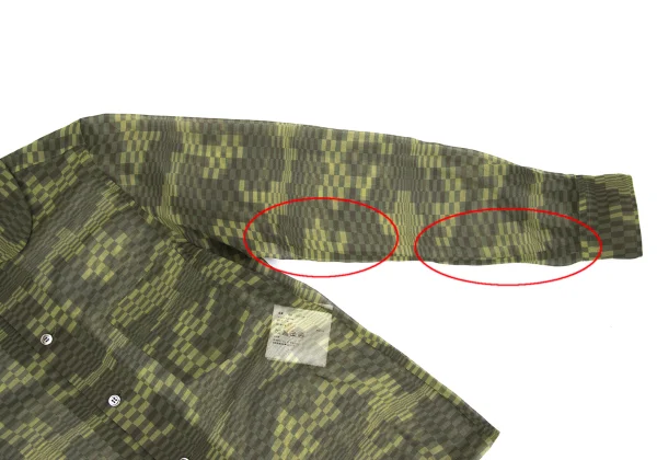 COMME des GARCONS Camouflage See-through Shirt K-162533_006