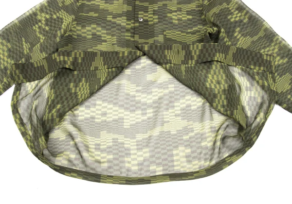 COMME des GARCONS Camouflage See-through Shirt K-162533_012