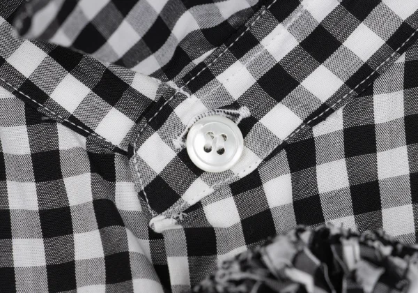 COMME des GARCONS Bonbon Motif Checked Long Sleeve Shirt K-162534_006