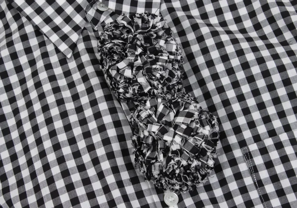COMME des GARCONS Bonbon Motif Checked Long Sleeve Shirt K-162534_007