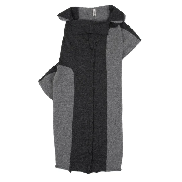 COMME des GARCONS Angora Two Tone Design Deformation Top K-162535_002