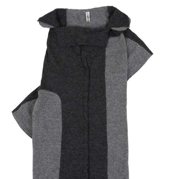 COMME des GARCONS Angora Two Tone Design Deformation Top K-162535_003
