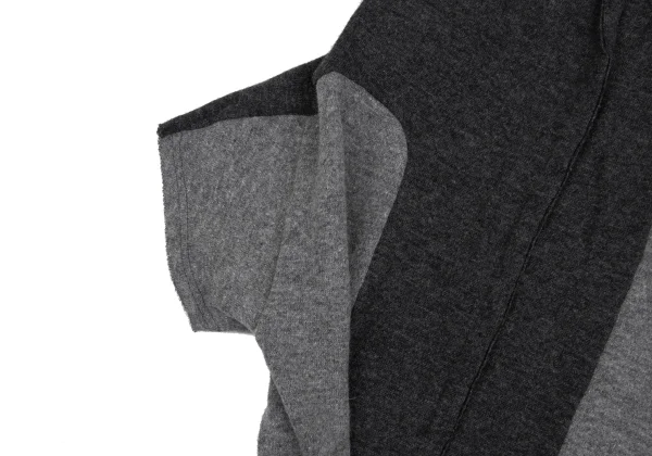 COMME des GARCONS Angora Two Tone Design Deformation Top K-162535_008