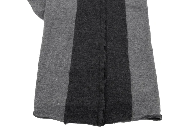 COMME des GARCONS Angora Two Tone Design Deformation Top K-162535_009