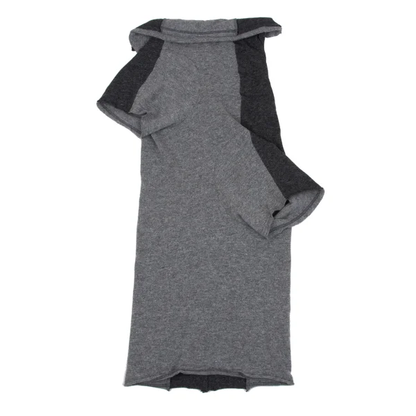 COMME des GARCONS Angora Two Tone Design Deformation Top K-162535_011