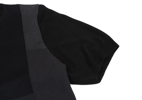 COMME des GARCONS Patchwork Short Sleeve Knit Top K-162536_006