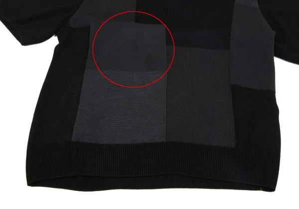 COMME des GARCONS Patchwork Short Sleeve Knit Top K-162536_007