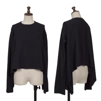COMME des GARCONS Wool Flared Knit Top