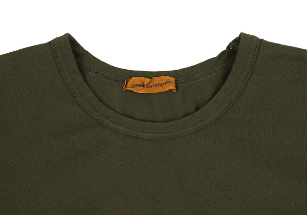 COMME des GARCONS Dyed Ruffled Hem Gather T-shirt K-162539_005