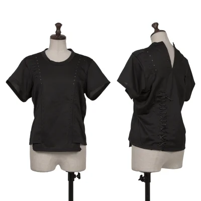 COMME des GARCONS Loop Design Pique Short Sleeves T-shirt