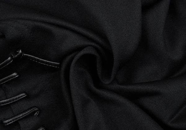 コムデギャルソンCOMME des GARCONS ループデザイン鹿の子半袖カットソー 黒M位 K-162540_016