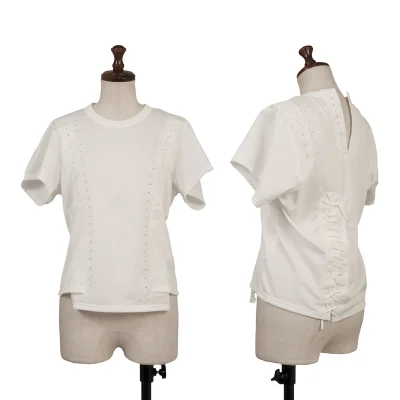 COMME des GARCONS Loop Design Pique Short Sleeves T-shirt