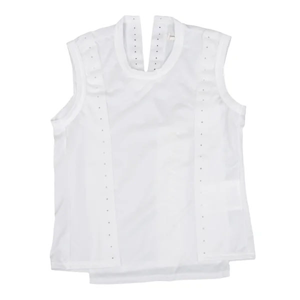 COMME des GARCONS Loop Design Pique Sleeveless Top K-162542_002