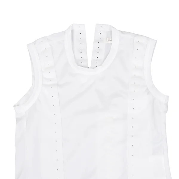 COMME des GARCONS Loop Design Pique Sleeveless Top K-162542_003