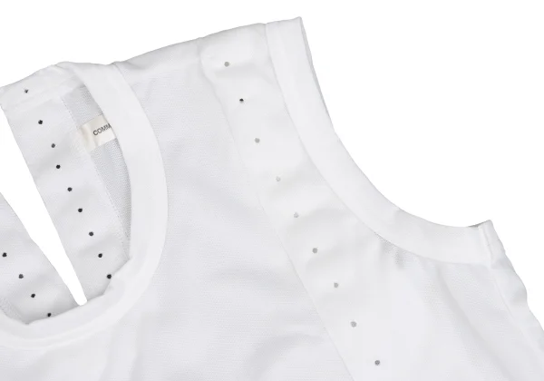 COMME des GARCONS Loop Design Pique Sleeveless Top K-162542_006