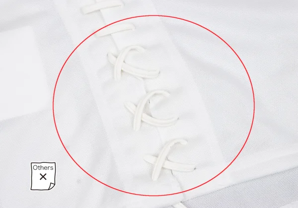 COMME des GARCONS Loop Design Pique Sleeveless Top K-162542_015