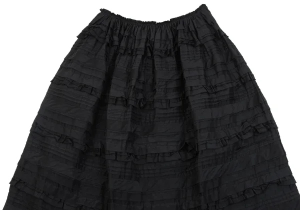 COMME des GARCONS Silk Blended Tiered skirt K-162544_003