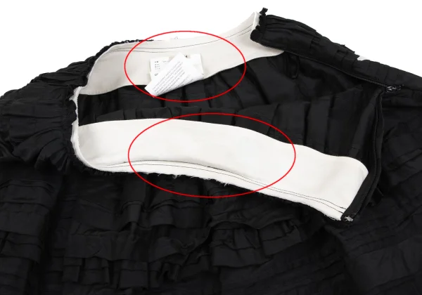 COMME des GARCONS Silk Blended Tiered skirt K-162544_005