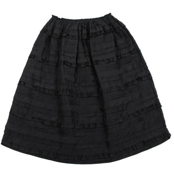 COMME des GARCONS Silk Blended Tiered skirt K-162544_010